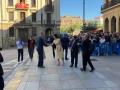 Los Reyes y la Princesa recibidos en Pamplona con la única ausencia del alcalde bildutarra