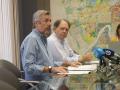 Miguel Ángel Torrico y Julián Álvarez, en la Gerencia Municipal de Urbanismo de Córdoba