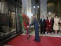 La Princesa de Asturias y de Viana rinde homenaje a los Reyes de Navarra en el Monasterio de Leyre