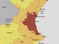 Imagen de la alerta roja publicada por la AEMET para este lunes 29 de septiembre en Valencia