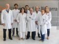 Los investigadores Alfonso Calvo, Sergio León, Nerea Otegui, Miguel Fernández de Sanmamed, Luis Montuenga, Diego Serrano, Miriam Redrado y Anna Vilalta