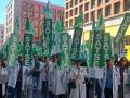 Manifestación de Satse en Madrid