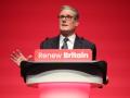 LIVERPOOL (United Kingdom), 30/09/2025.- UK Prime Minister Keir Starmer delivers his keynote speech during the Labour Party Conference in Liverpool, Britain, 30 September 2025. The conference runs from 28 September to 01 October at the Arena Convention Centre in Liverpool. (Reino Unido) EFE/EPA/ADAM VAUGHAN