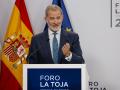 El Rey, durante la inauguración del Foro La Toja- Vínculo Atlántico