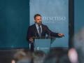 Santiago Abascal, en un acto de Disenso, la fundación de Vox