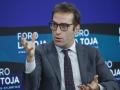 Carlos Cuerpo, durante su intervención en el Foro La Toja