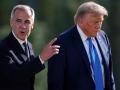 Donald Trump junto al primer ministro canadiense, Mark Carney