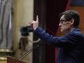 El presidente de la Generalitat, Salvador Illa, esta semana en el Parlament