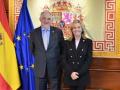 Cándido Conde-Pumpido, presidente del TC, junto a su vicepresidenta Inmaculada Montalbán