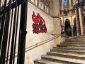 Una de las "obras" del interior de la catedral