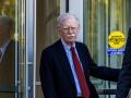 El exasesor de Seguridad Nacional de Donald Trump, John Bolton, a la salida de un tribunal federal en Maryland