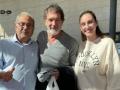 Antonio Banderas, en el Aeropuerto de Villanubla, en Valladolid