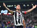 Sergio Ramos celebra un gol contra Pumas