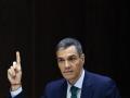 El presidente del Gobierno, Pedro Sánchez, durante su comparecencia ante la comisión de investigación del caso Koldo, este jueves en el Senado