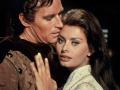 Charlton Heston y Sophia Loren