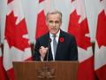 Mark Carney, primer ministro de Canadá durante una rueda de prensa