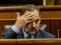 José Luis Ábalos durante una sesión plenaria en el Congreso