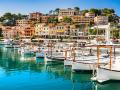 Hermosa vista del Port de Sóller en Mallorca