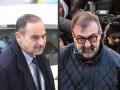 Montaje Ábalos y Koldo a su llegada al tribunal