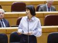 La ministra de Ciencia, Diana Morant, interviene en la sesión de control al Gobierno celebrada este martes en el Senado