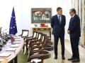Pedro Sánchez y el primer ministro de Marruecos, Aziz Akhannouch