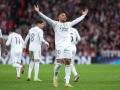 Kylian Mbappé celebra uno de sus dos goles en San Mamés