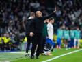 Pep Guardiola, en el Santiago Bernabéu
