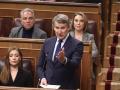 El presidente del Partido Popular, Alberto Núñez Feijóo, en el Congreso