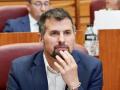 Luis Tudanca, en el Pleno de las Cortes de Castilla y León, el pasado abril