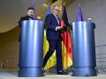 El canciller alemán, Friedrich Merz, y el presidente ucraniano, Volodimir Zelenski