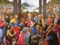 Domenico Bigordi (llamado Il Ghirlandaio): “La adoración
de los Reyes Magos”. Hacia 1485-1488.