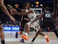 Imagen del partido de Euroliga entre el Real Madrid y el Paris Basket