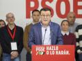 El candidato socialista a la presidencia de la Junta de Extremadura Miguel Ángel Gallardo