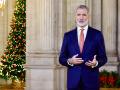 El Rey ha dirigido su Mensaje de Navidad desde el Salón de Columnas del Palacio Real