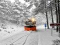 Máquinas quitanieves en la provincia de Albacete