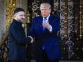 Zelenski y Trump en Mar-a-Lago