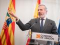 El presidente del Gobierno de Aragón, Jorge Azcón, durante su comparecencia para valorar el acuerdo de Sánchez y Junqueras.

Fabián Simón / Europa Press
08/1/2026