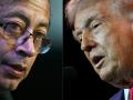 El presidente de Colombia, Gustavo Petro, junto al presidente de Estados Unidos, Donald Trump