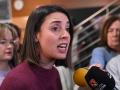 La secretaria política de Podemos y eurodiputada, Irene Montero, este domingo