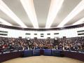 Sesión de votación en el pleno del Parlamento Europeo en Estrasburgo