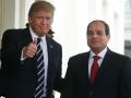 Donald Trump presidente de EE.UU. y el presidente de Egipto Abdelfatah Al-Sisi en una foto de archivo