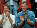 Pedro Sánchez y Javier Ayala