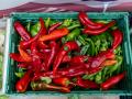 Recursos de pimientos en el mercado de ‘La Despensa de Madrid’