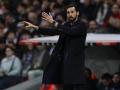 El entrenador del Real Madrid, Álvaro Arbeloa durante el partido ante el Levante