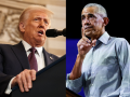 El presidente Donald Trump y el expresidente Barack Obama