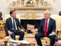 Mark Rutte y Donald Trump, en una reunión en la Casa Blanca del pasado mes de julio
