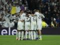 Los jugadores del Real Madrid en el partido ante el AS Monaco
