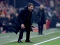 Diego Pablo Simeone, durante el Galatasaray - Atlético de Madrid