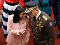 Delcy Rodriguez, presidenta encargada de Venezuela y el jefe del Ejército Vladimir Padrino López