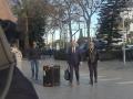 Marcos Benavent acompañado de su abogado, Juan Carlos Navarro